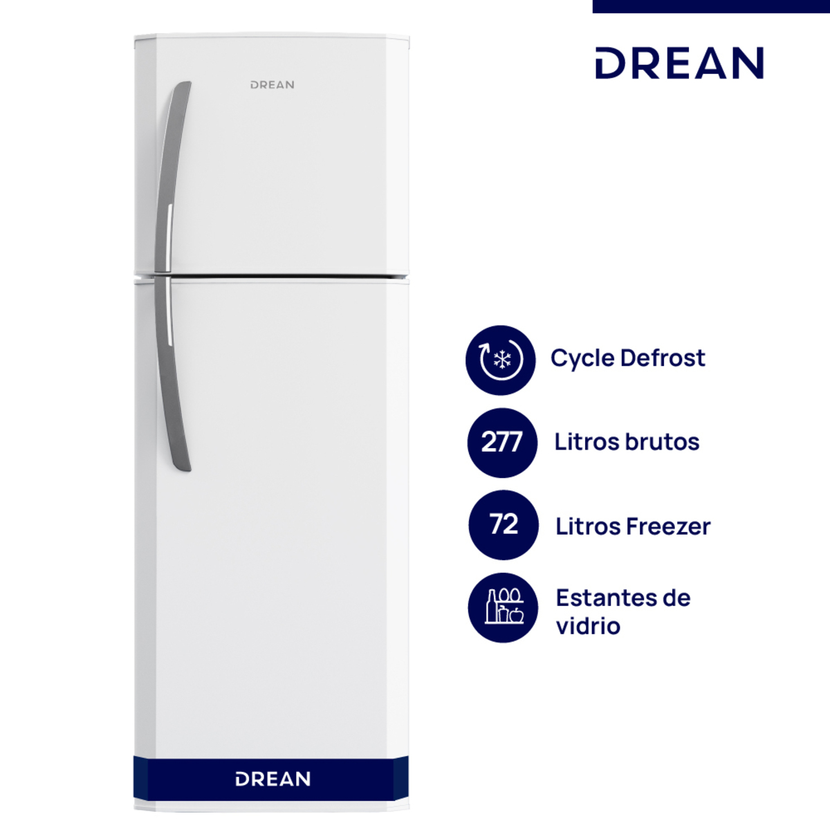 Heladera Drean HDR280F50B
